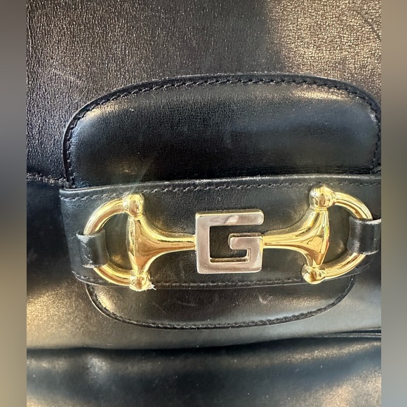 Gucci Unicorn 🦄 Made in Italy 1964 Horsebit Square G Shoulder Bag EUC 🏆 - Picture 3 of 14